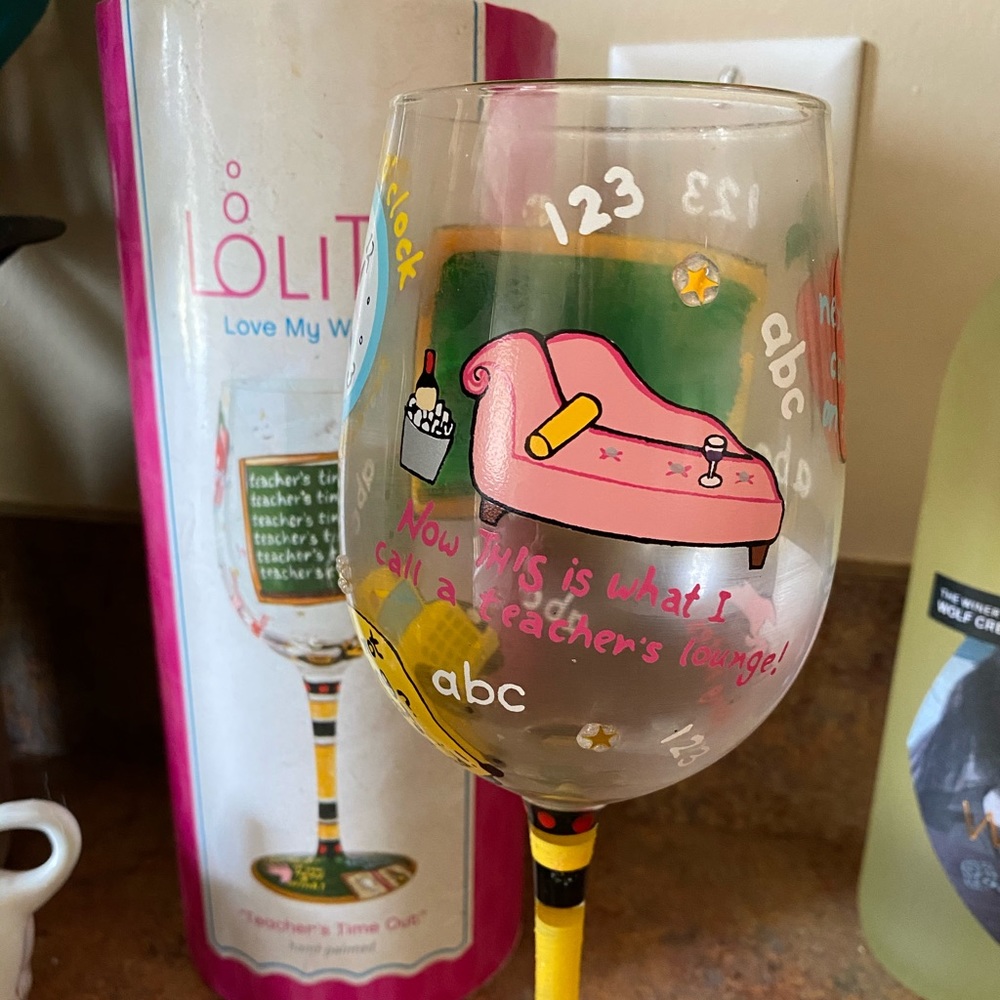 Lolita Teacher Wine Glass